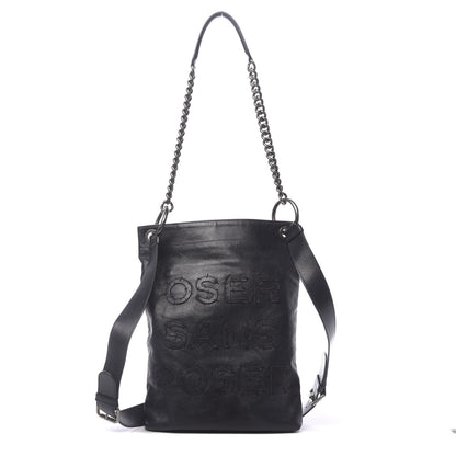 Chanel Calfskin Oser Sans Poser Messenger Dark Navy 1 of 11