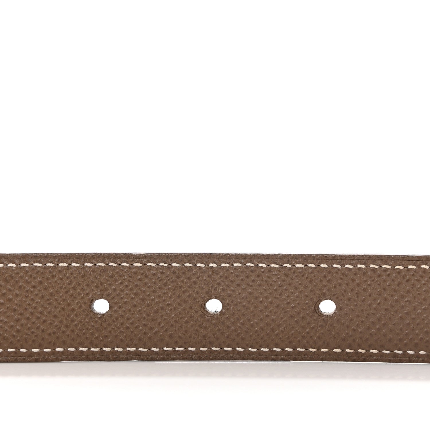 Hermes Swift Epsom 24mm Belt Strap 80 32 Black Etoupe 4 of 7