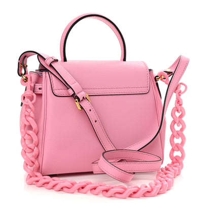 Versace Grained Calfskin Small La Medusa Top Handle Bag Pink 3 of 10