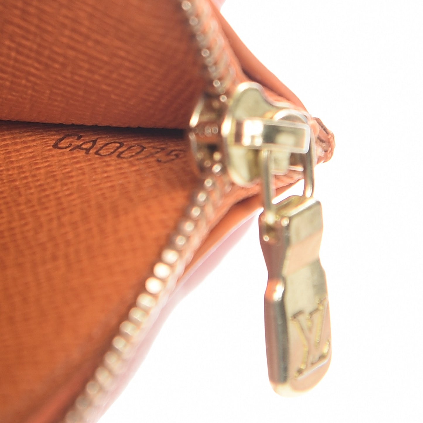 Epi Key Pouch Mandarin