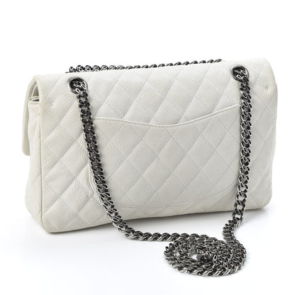Chanel Caviar Quilted 2.55 Reissue 225 Bijoux Chain Flap White 2 of 10