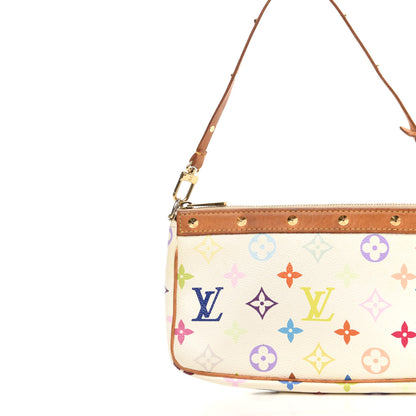 Louis Vuitton Monogram Multicolor Pochette Accessories White 11 of 11