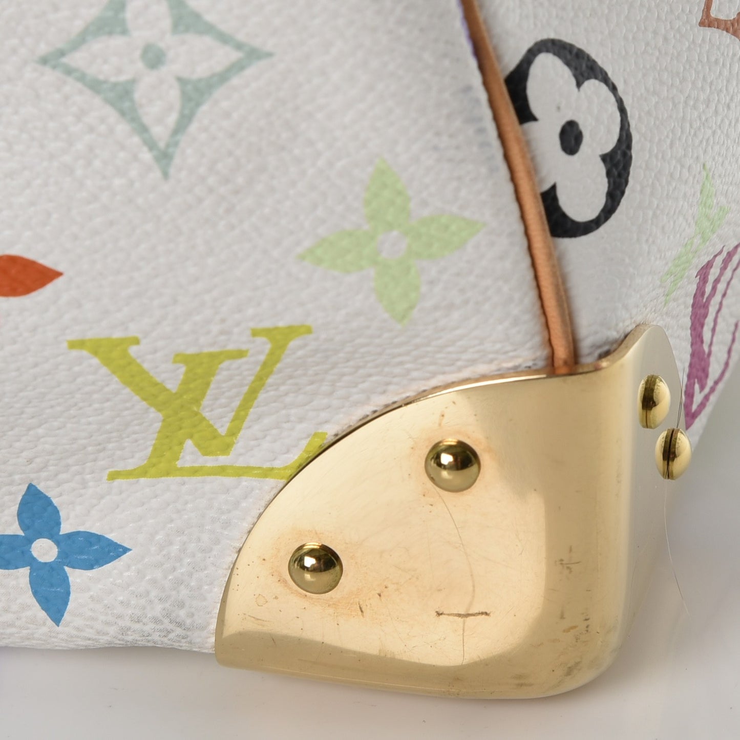 Monogram Multicolor Speedy 30 White