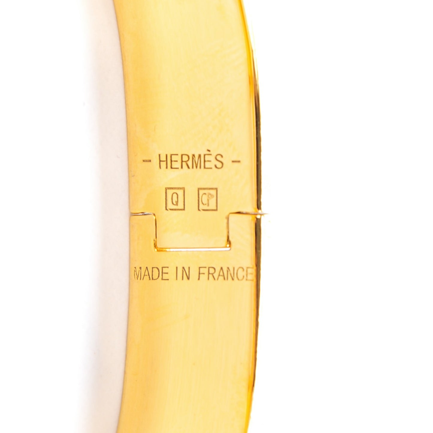 Enamel Narrow Clic Clac H Bracelet GM Bleu Transat