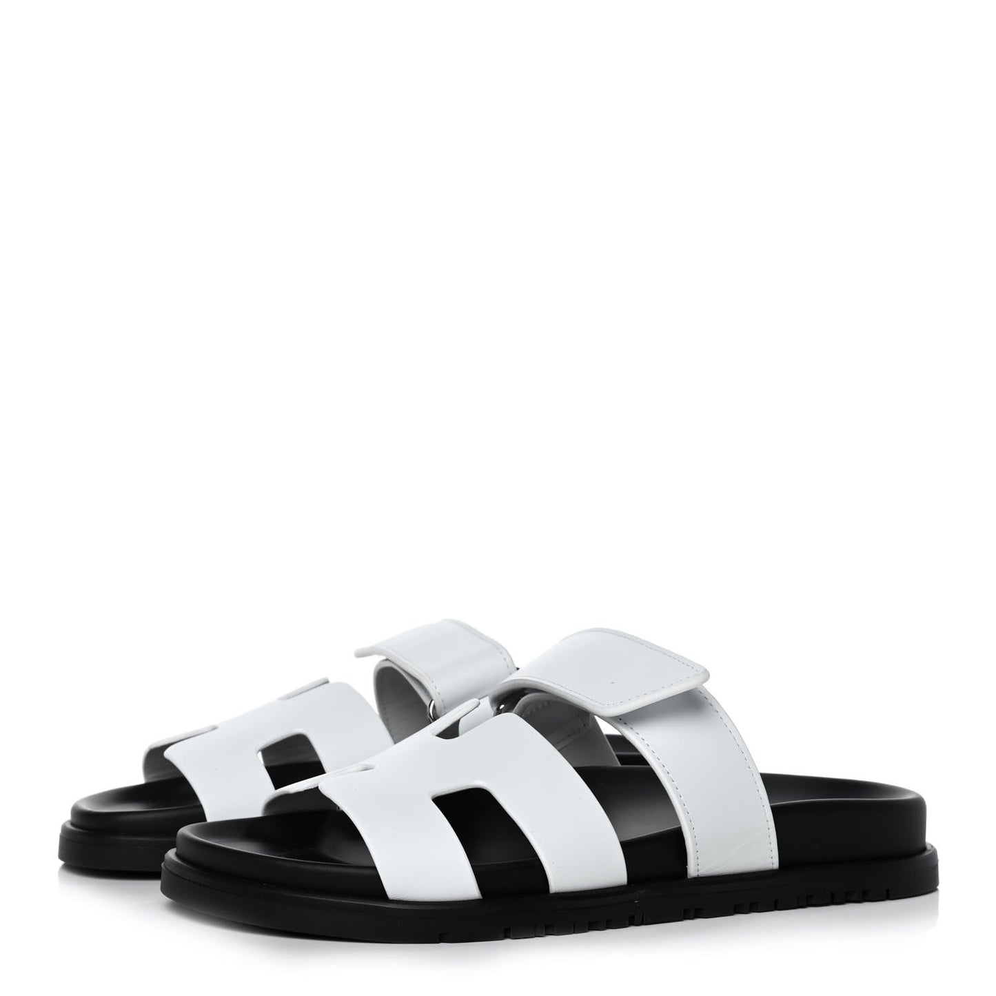 Calfskin Womens Chypre Sandals 37.5 White