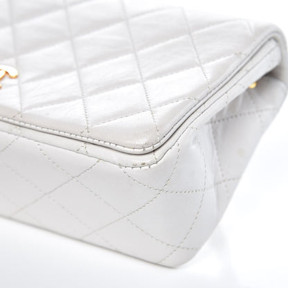 Chanel Lambskin Quilted Mini Flap White 10 of 14