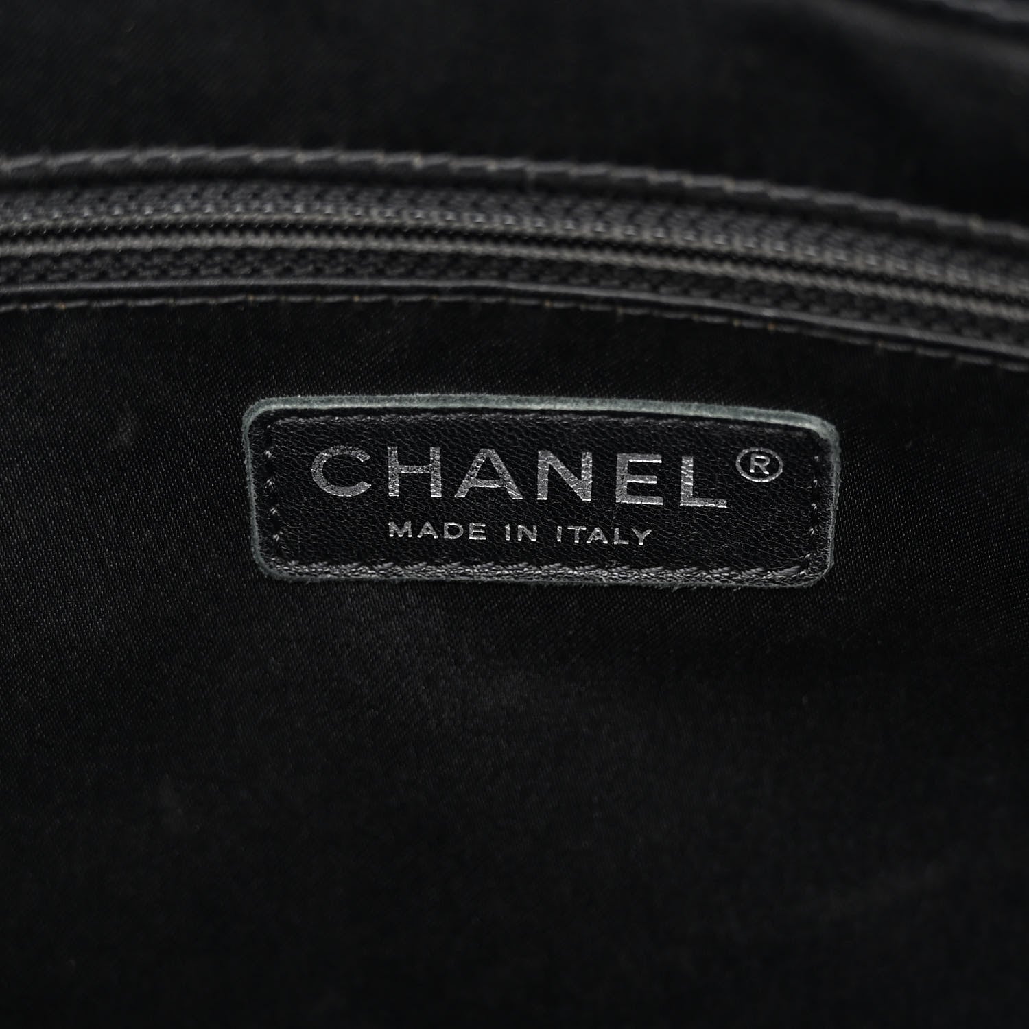 Chanel Caviar Quilted XL Grand Shopping Tote GST Black 7 of 17