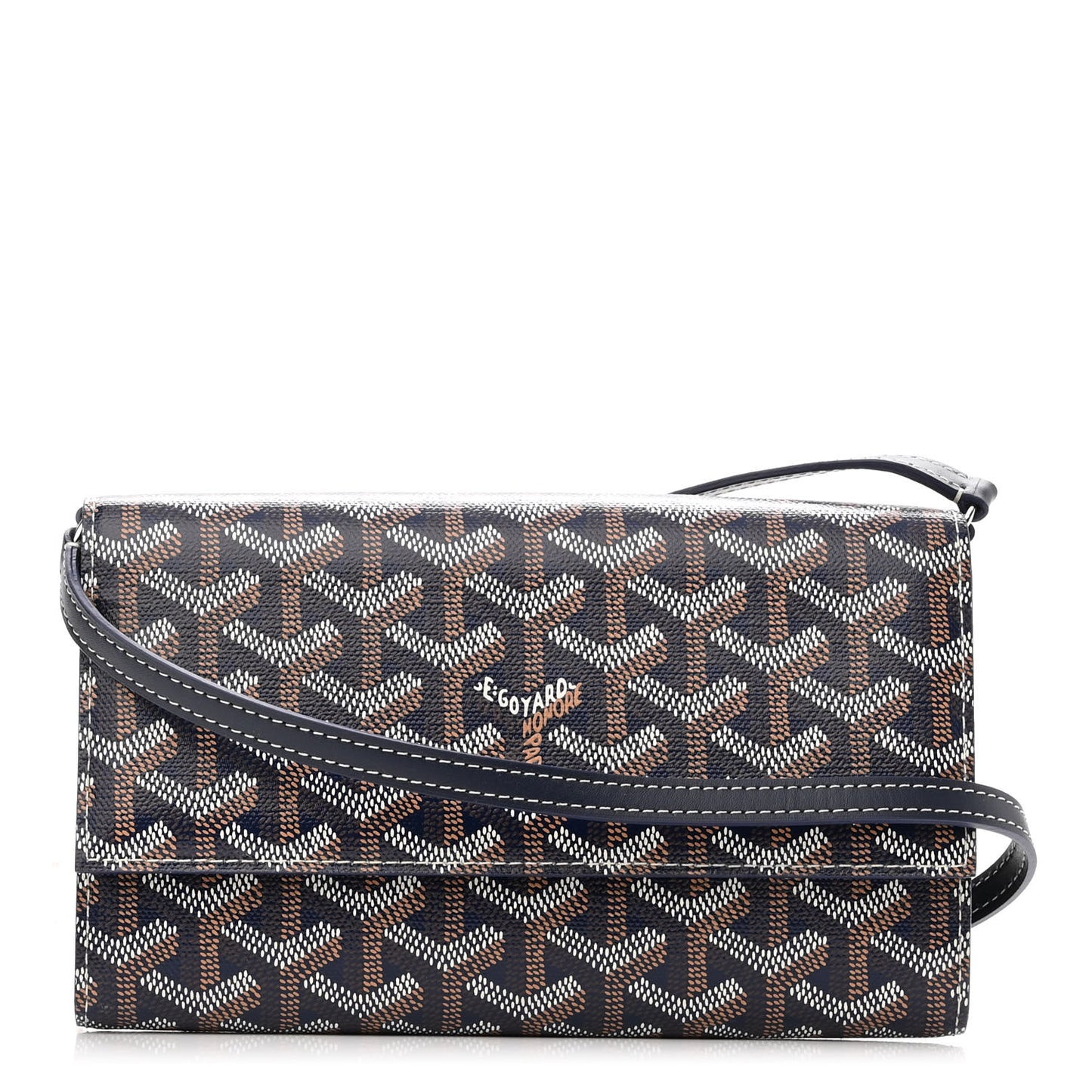Goyardine Varenne Continental Wallet Navy