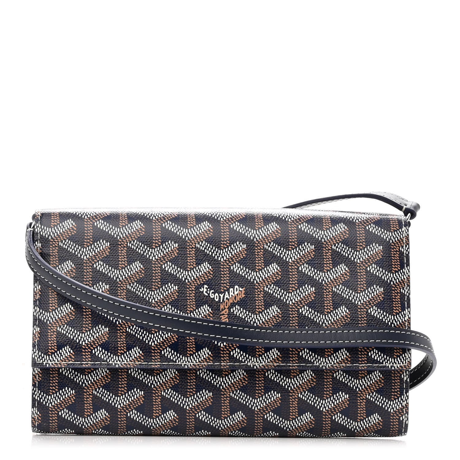 Goyard Goyardine Varenne Continental Wallet Navy 1 of 9