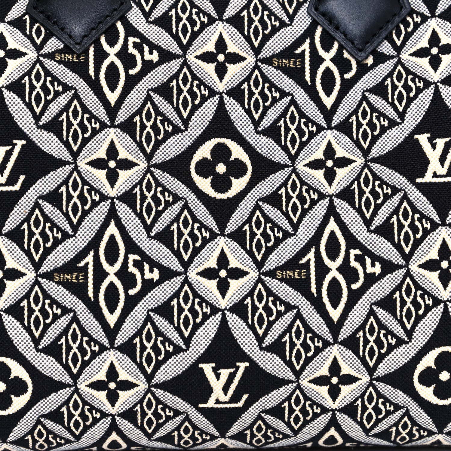 Louis Vuitton Jacquard Since 1854 Speedy Bandouliere 25 Black 8 of 11