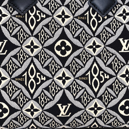 Louis Vuitton Jacquard Since 1854 Speedy Bandouliere 25 Black 8 of 11