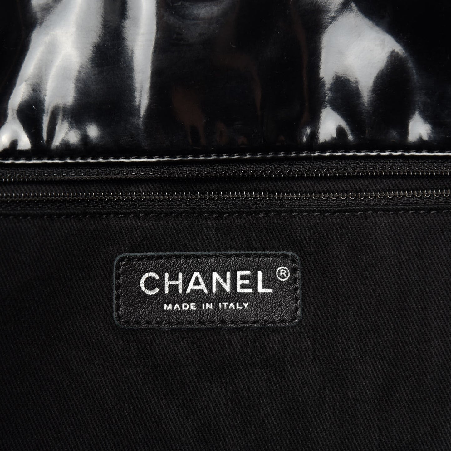 Vinyl Quilted Large In The Business Tote Black