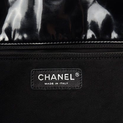 Chanel Vinyl Quilted Large In The Business Tote Black 8 of 10