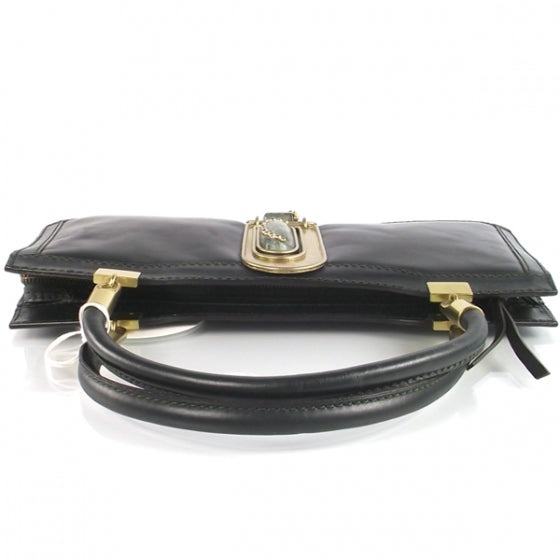 Chloe Leather Handbag Dark Green 4 of 9