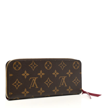 Louis Vuitton Monogram Clemence Wallet Fuchsia 3 of 8