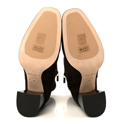 Jimmy Choo Suede Linne Ankle Boots 39 Brown 6 of 8