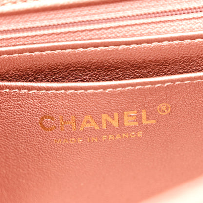 Chanel Metallic Grained Calfskin Quilted 2.55 Reissue Mini Flap Copper Pink 6 of 10