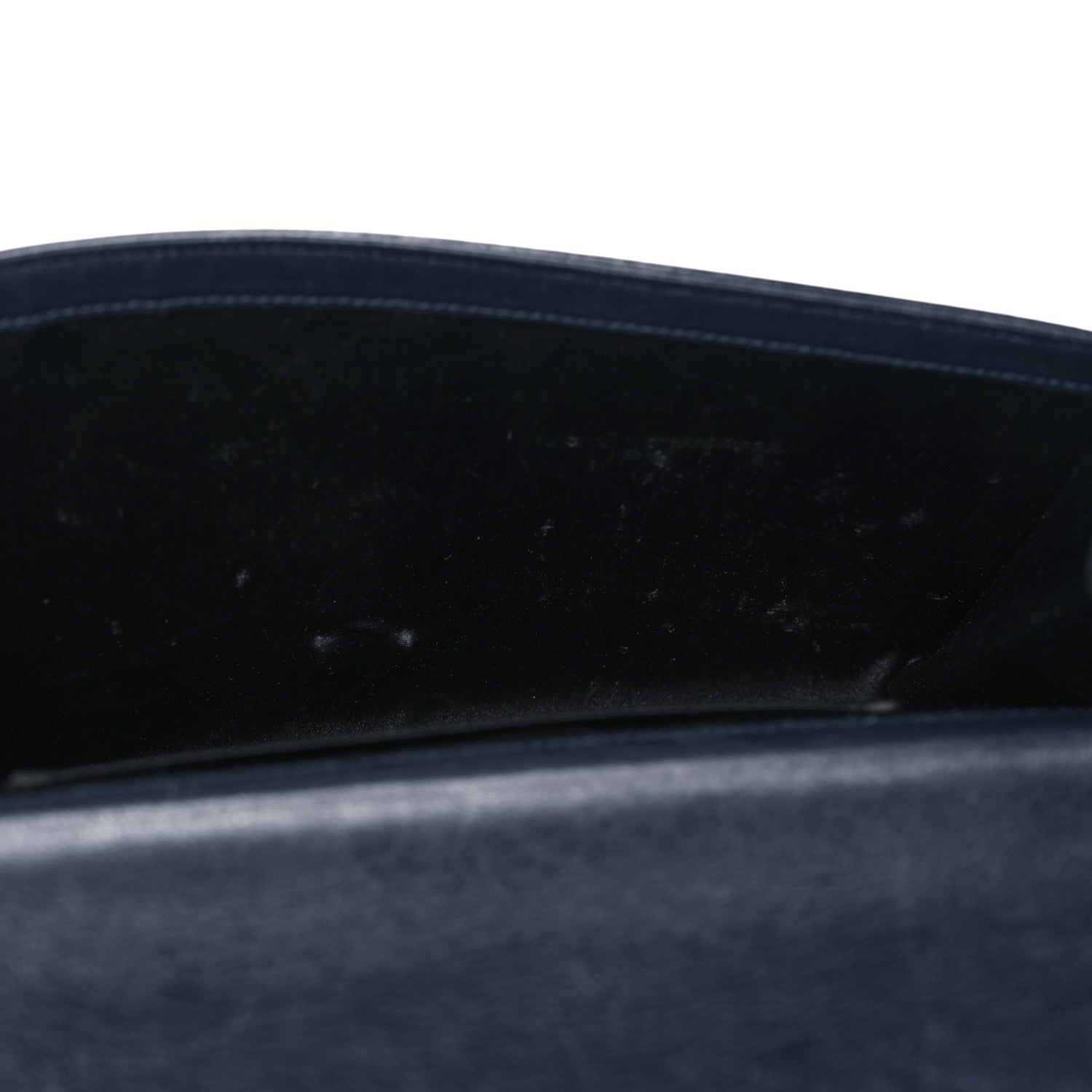 Saint Laurent Calfskin Monogram Large Belle De Jour Clutch Navy 11 of 11