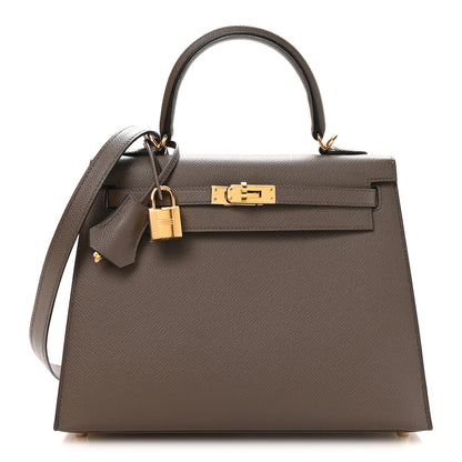 Hermes Epsom Kelly Sellier 25 Etain 1 of 10