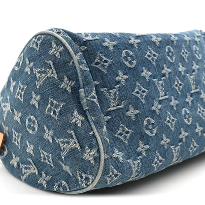 Louis Vuitton Monogram Denim Neo Speedy Blue 9 of 10