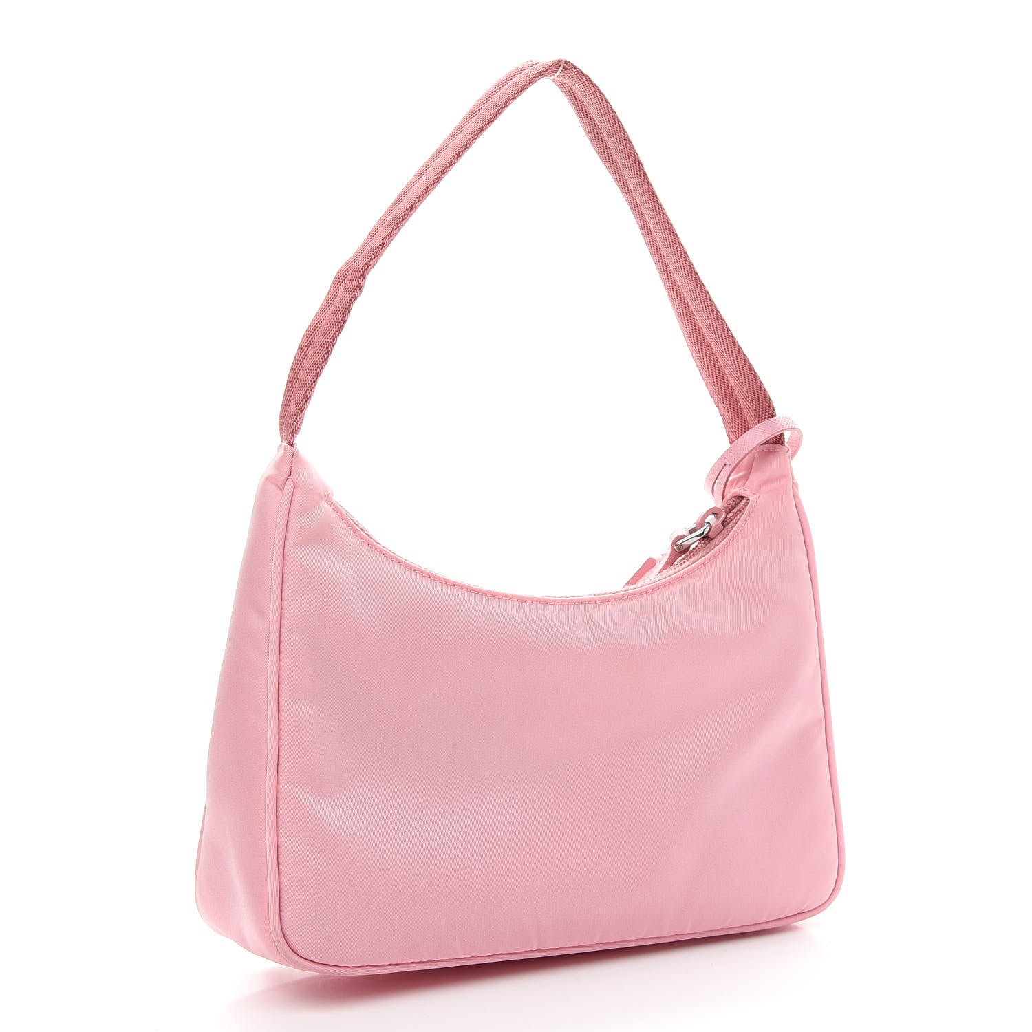 Prada Tessuto Nylon Saffiano Mini Re-Edition 2000 Bag Rosa 3 of 10