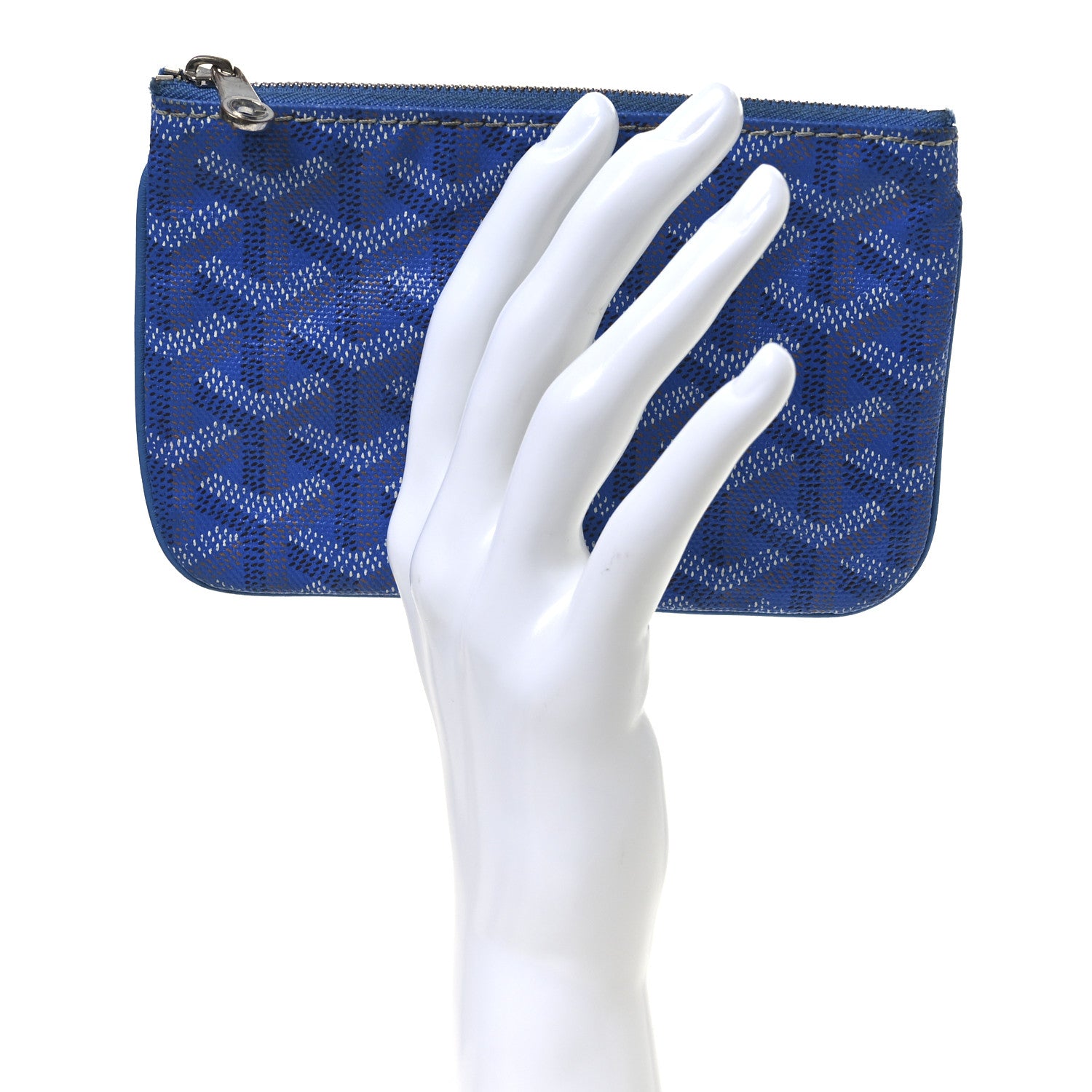 Goyard Goyardine Mini Senat Pochette Sky Blue 2 of 9
