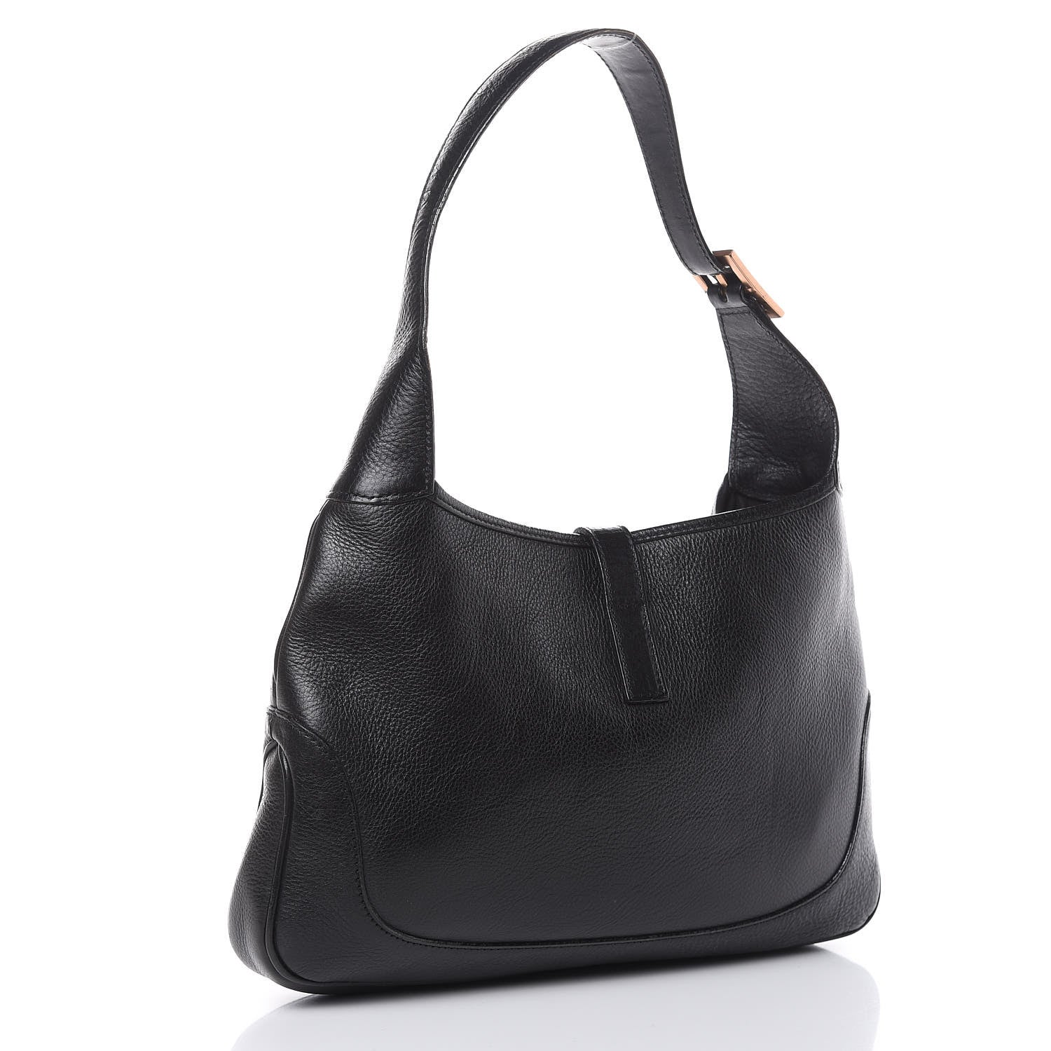 Gucci Calfskin Small Jackie O Hobo Black 3 of 14