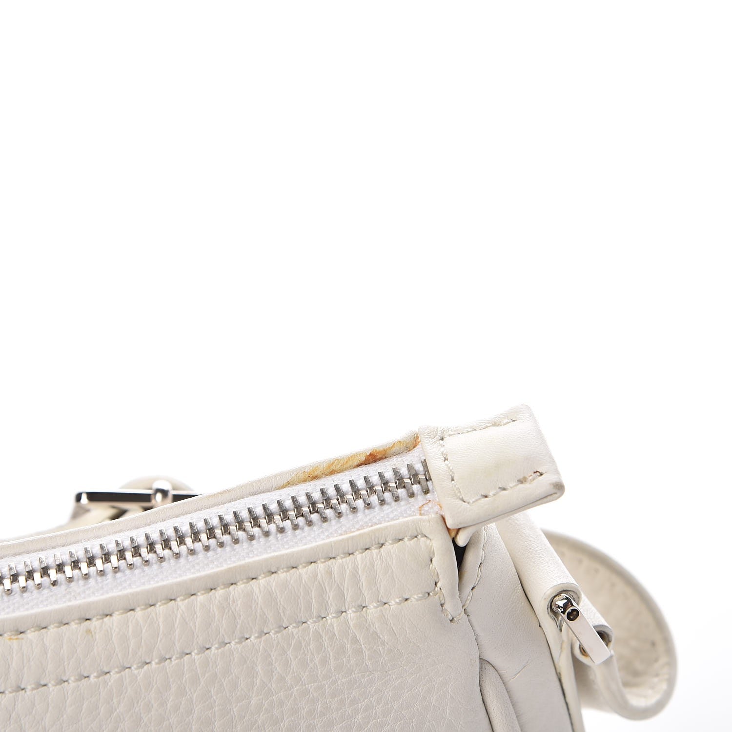 Christian Dior Calfskin Shoulder Bag White 10 of 15