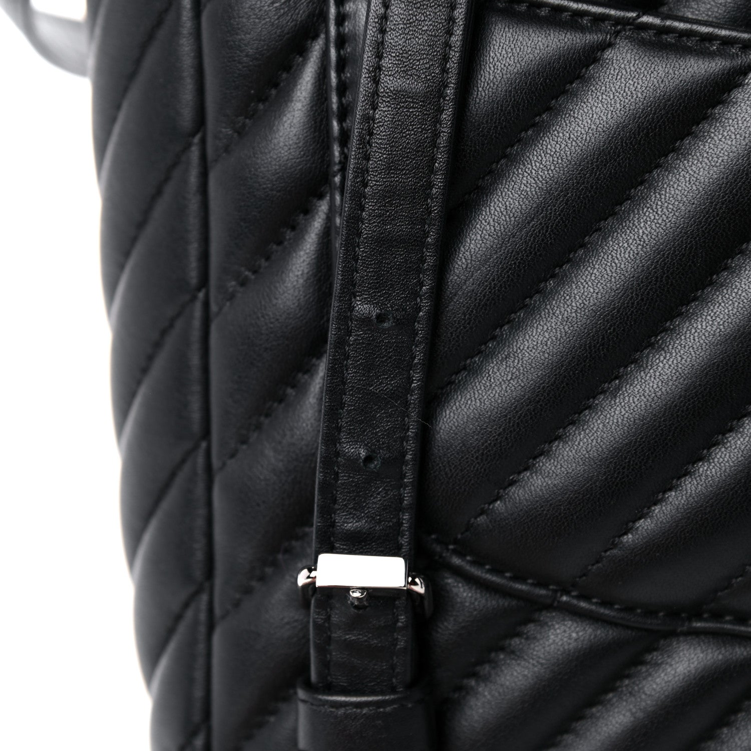 Chanel Calfskin Chevron Quilted Small Urban Spirit Backpack Black 13 of 13