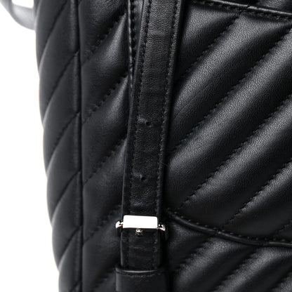 Chanel Calfskin Chevron Quilted Small Urban Spirit Backpack Black 13 of 13