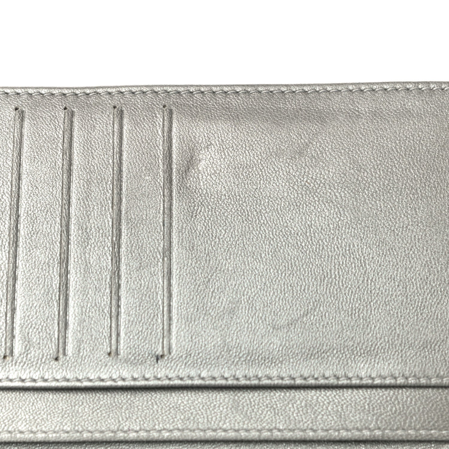 Chanel Lambskin Camellia Embossed Zipped Pocket Wallet Black 15 of 20