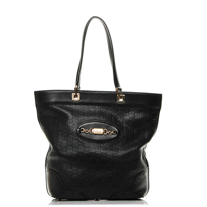 Gucci Guccissima Small Punch Tote Black 1 of 6