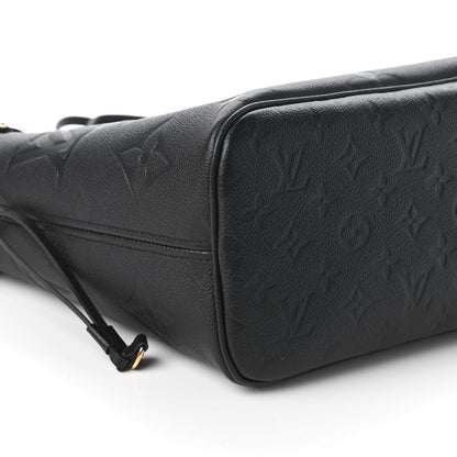 Louis Vuitton Empreinte Monogram Giant Neverfull MM Black 6 of 10