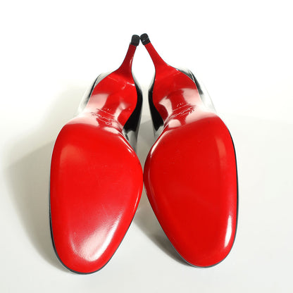 Christian Louboutin Patent Simple 85 Pumps 37 Black 5 of 7