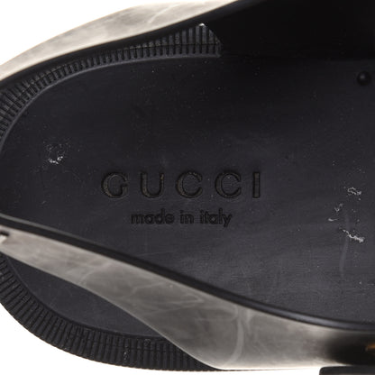 Gucci Rubber Crystal Womens Buckle Strap Sandals 35 Black 8 of 11
