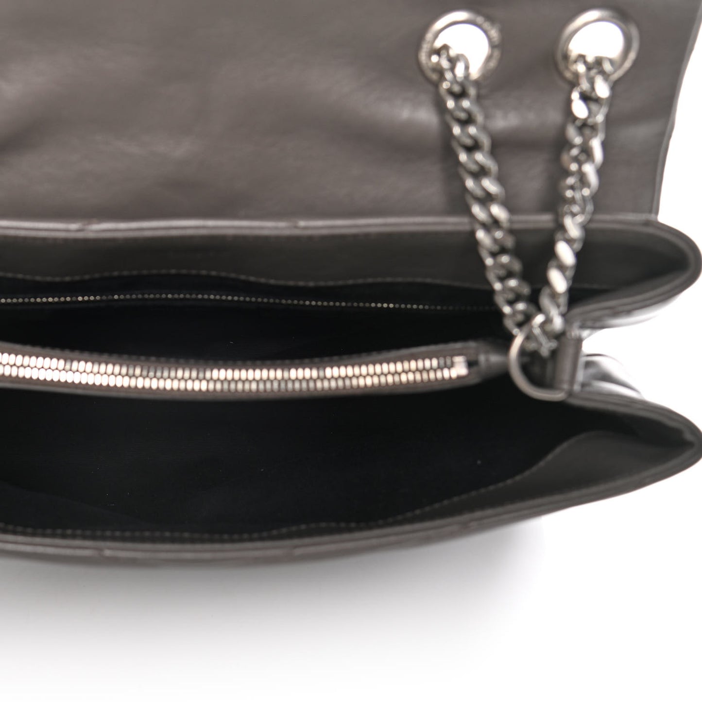 Calfskin Y Quilted Monogram Medium Loulou Chain Satchel Earth