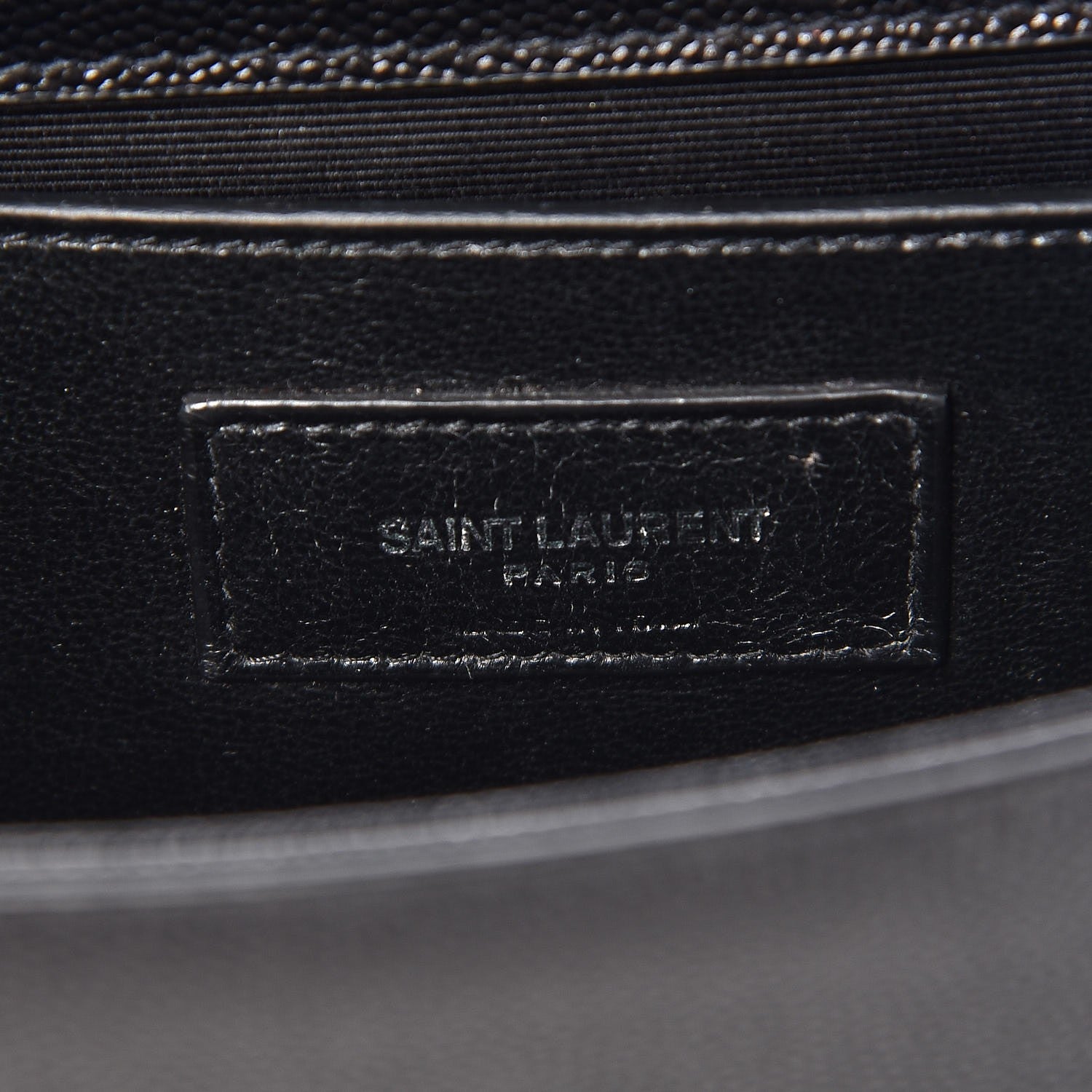 Saint Laurent Grain De Poudre Small Monogram Kate Satchel Black 7 of 8