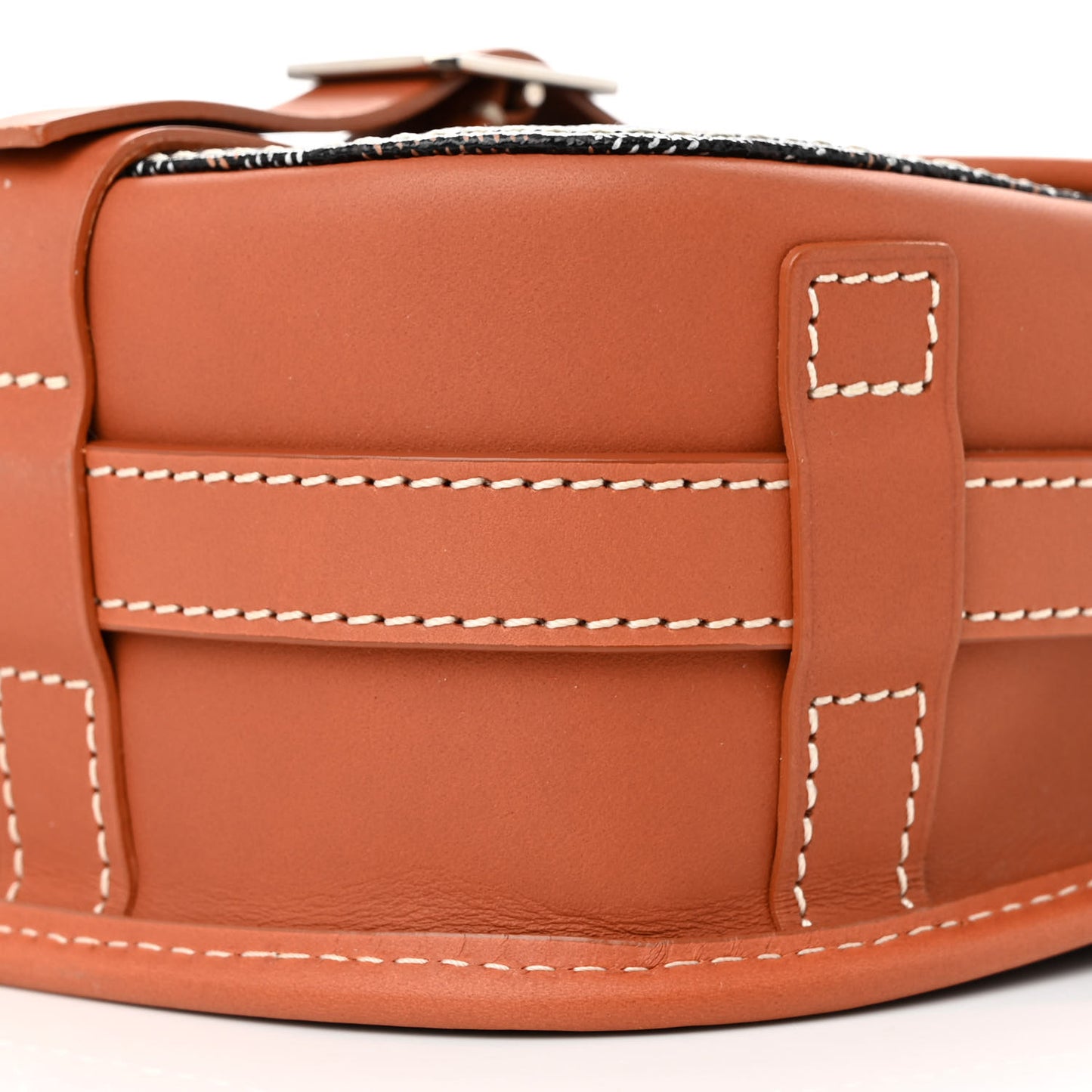 Goyardine Belvedere MM Messenger Bag Black Gold