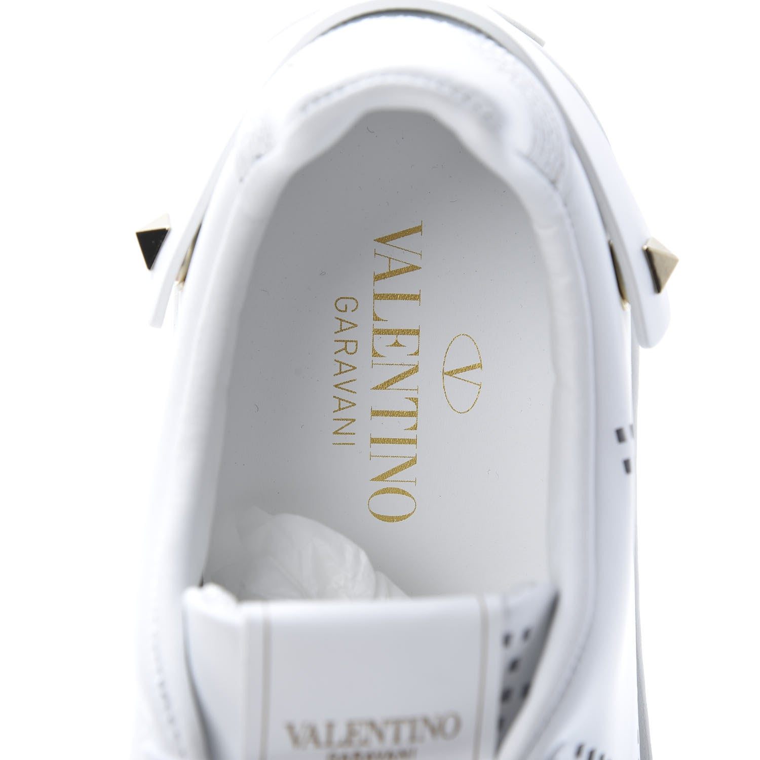 Valentino Garavani Calfskin Womens Backnet Sneakers 35.5 White 8 of 9