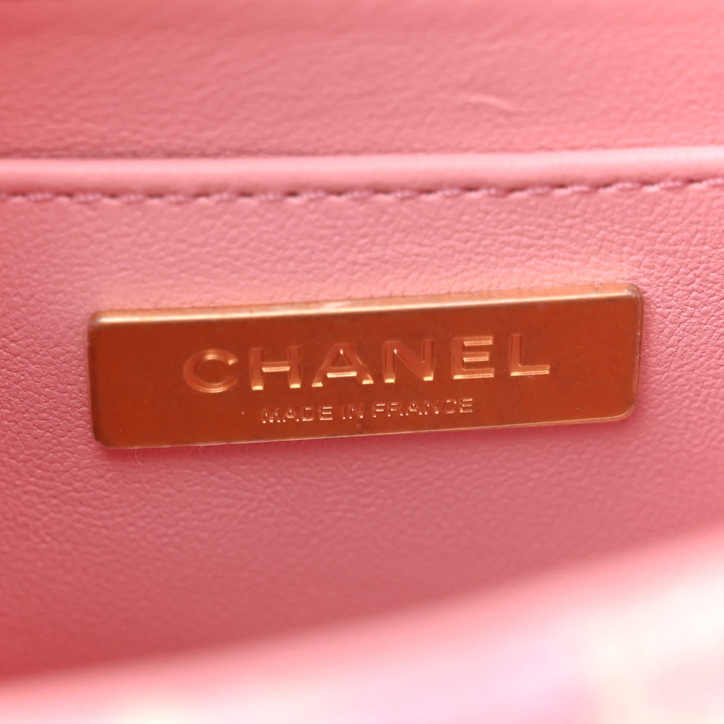 Tweed Handle Crush Top Handle Flap Bag Pink Ecru