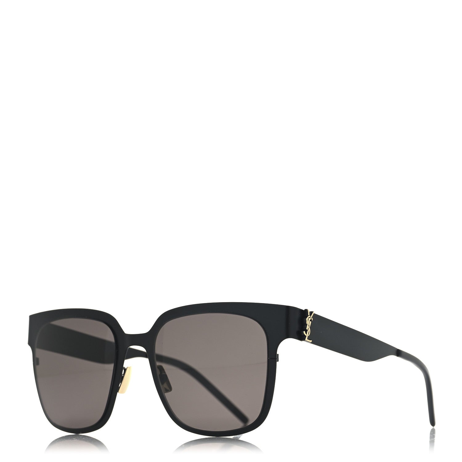 Saint Laurent Acetate Square SL M41 Sunglasses Black 1 of 7