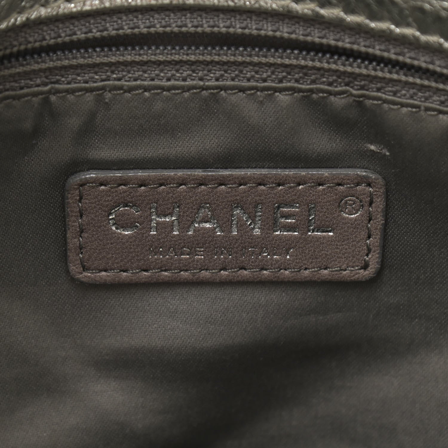Chanel Metallic Glazed Calfskin Perforated Medium Rodeo Drive Tote Silver 6 of 11