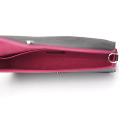 Louis Vuitton Epi Pochette Felicie Black Hot Pink 5 of 10