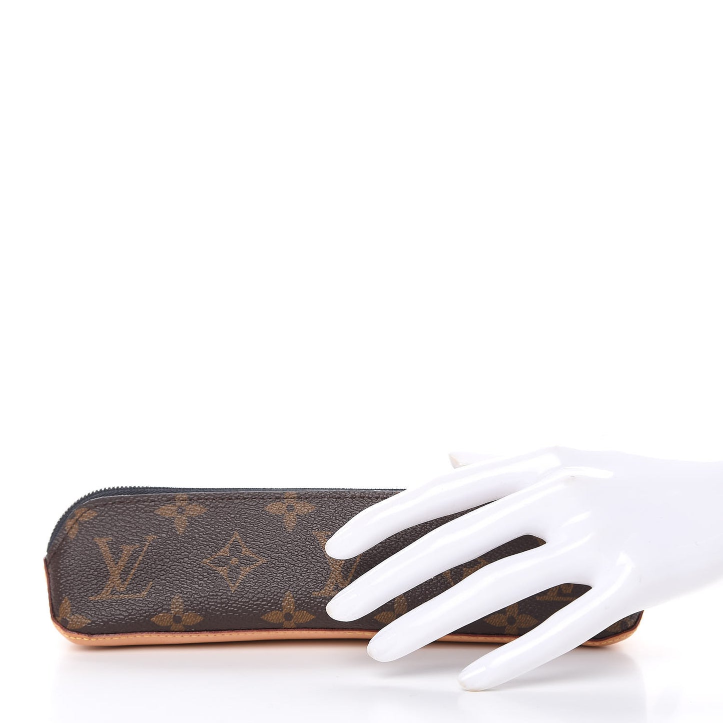 Monogram Elizabeth Pencil Pouch Black