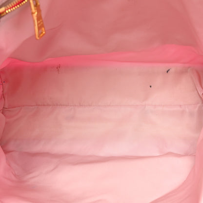 Prada Tessuto Nylon Saffiano Shopping Tote Ibisco 5 of 16