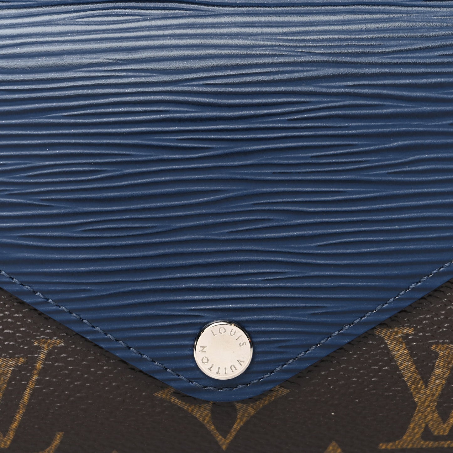 Epi Monogram Marie-Lou Compact Wallet Indigo