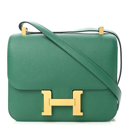 Hermes Epsom Constance 24 Vert Vertigo 1 of 11