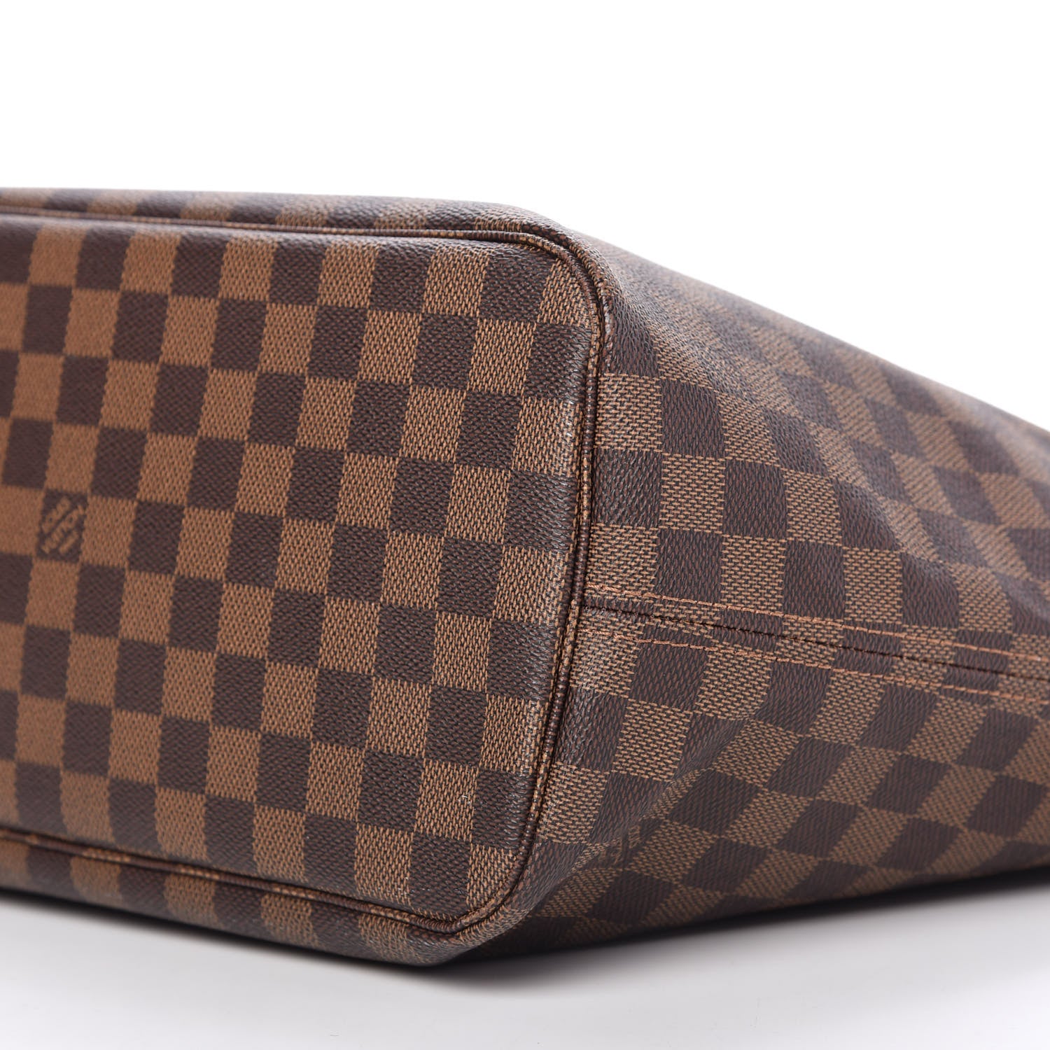 Louis Vuitton Damier Ebene Neo Neverfull MM Rose Ballerine 7 of 11