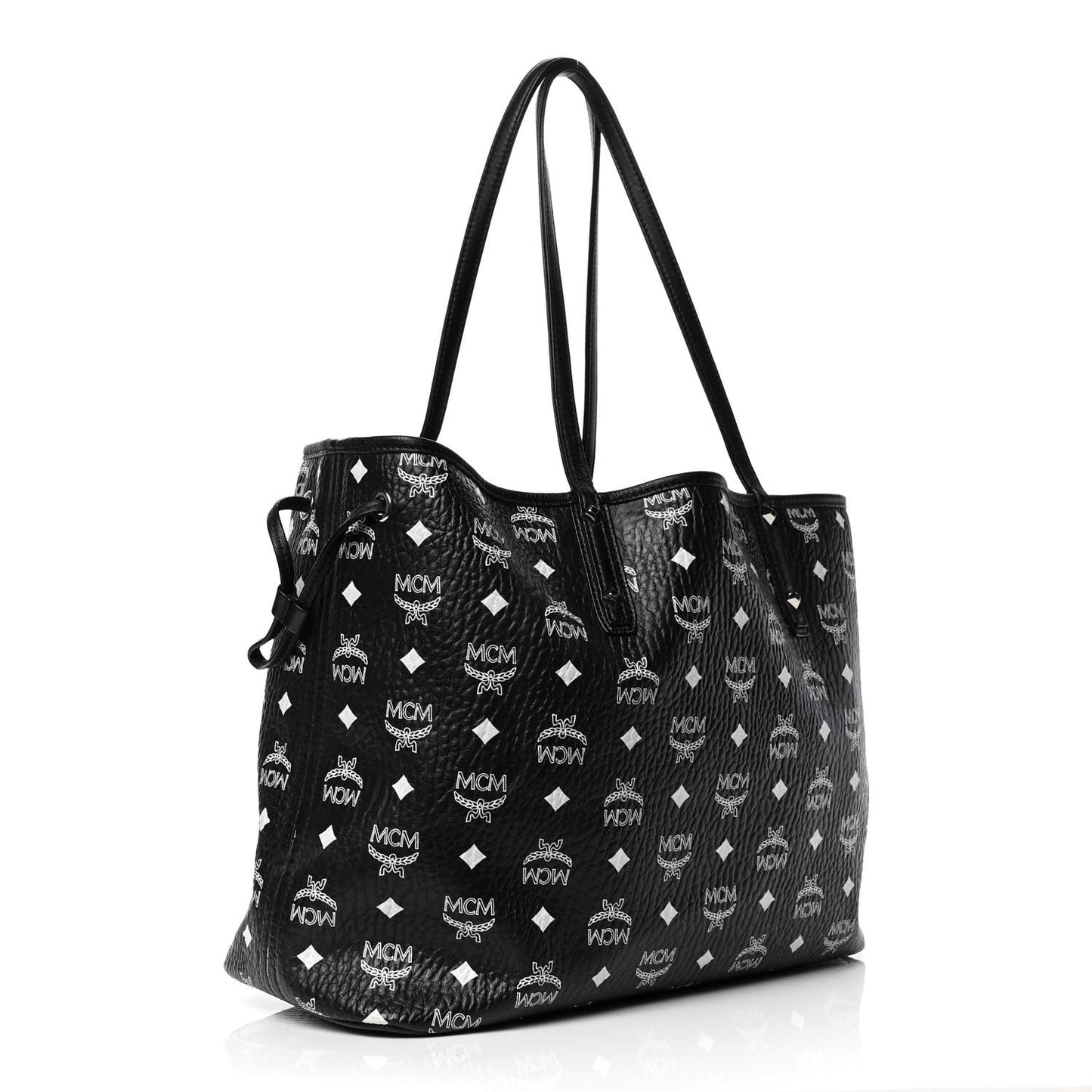 Visetos Medium Project Reversible Shopper Tote Black
