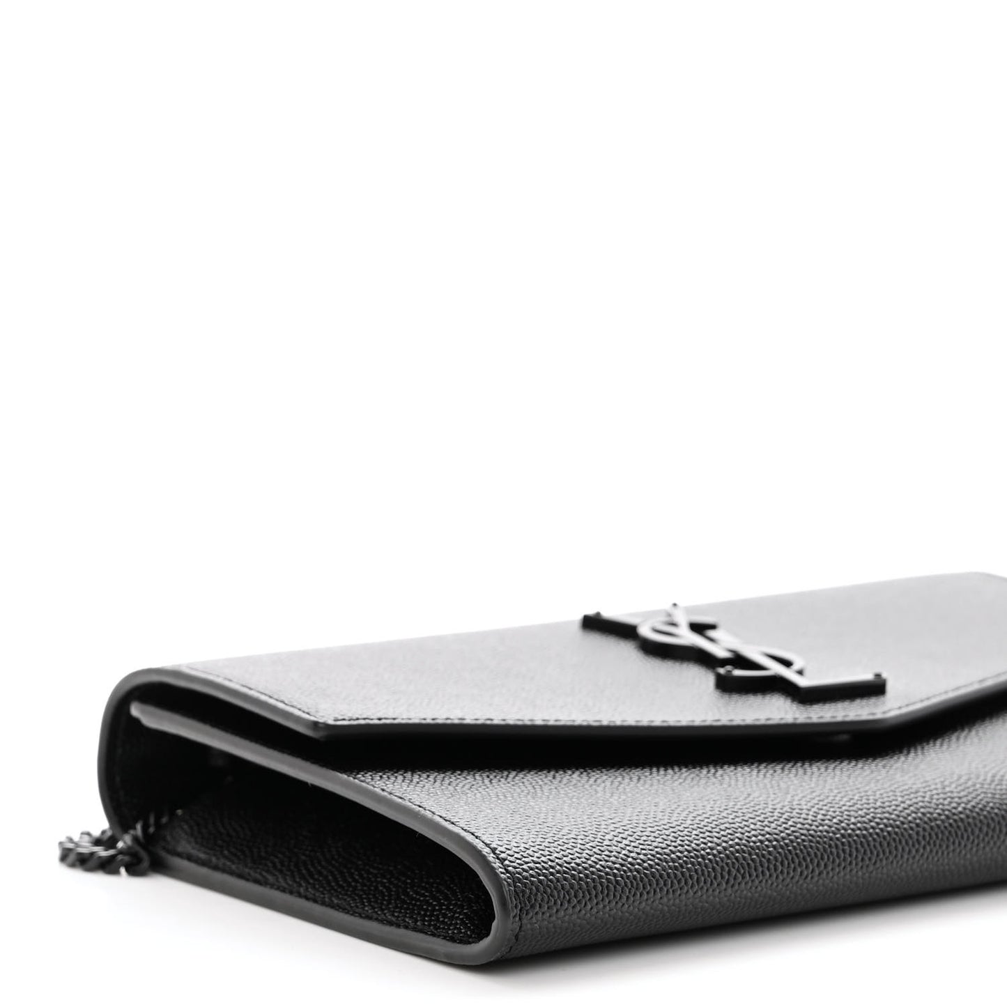 Grain De Poudre Monogram Uptown Chain Wallet Black